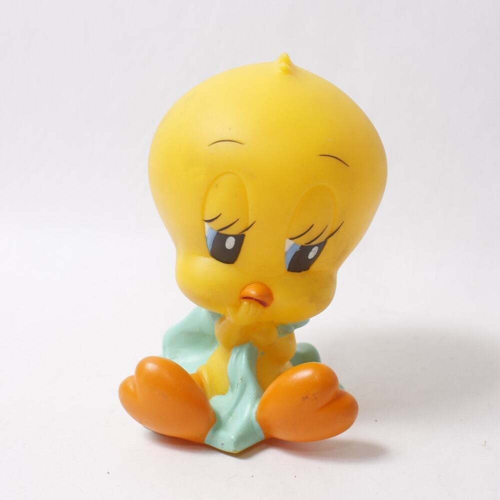 1994 Looney Tunes Baby Tweety Bird Squeak Toy Figure ~ 260907-WH 1136